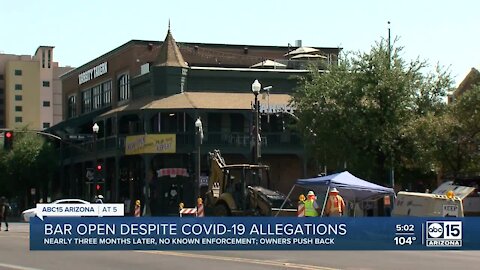 Tempe bar facing serious COVID-19 allegations pushes back on claims