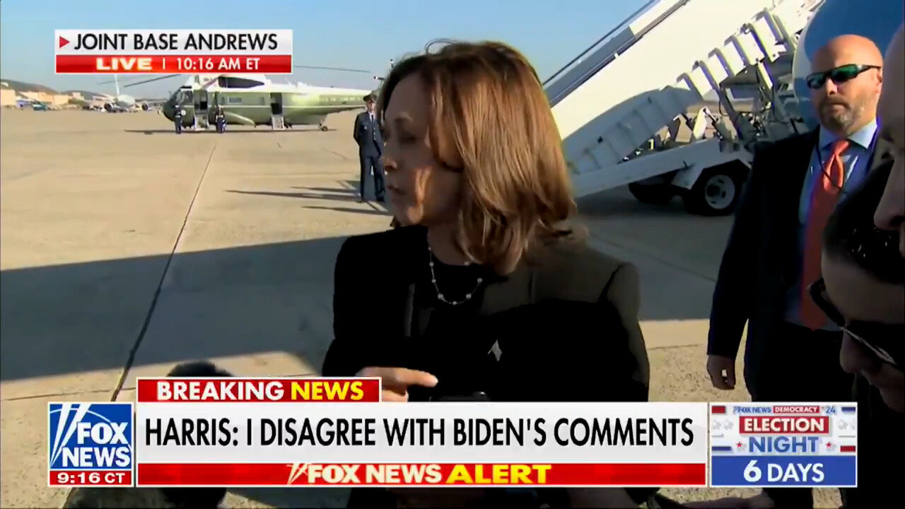 Kamala Harris Is Asked About Joe Biden Calling Trump Supporters 'Garbage,' And Hoo Boy