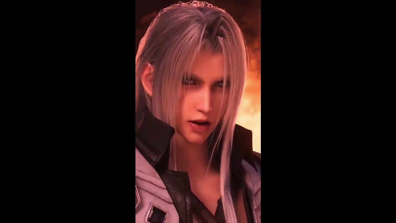 CG game animation characters ff7 Sephiroth