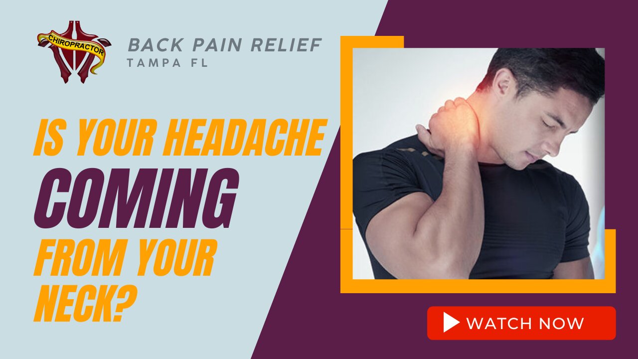 Is your headache coming from your neck?