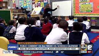 Baltimore Co. schools to decide if school will be open during Jewish holidays