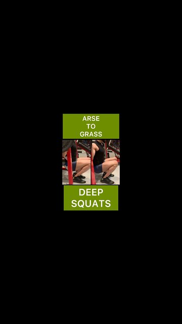 NATTY QUADS | DEEP SQUATS | Arse2Grass #shorts