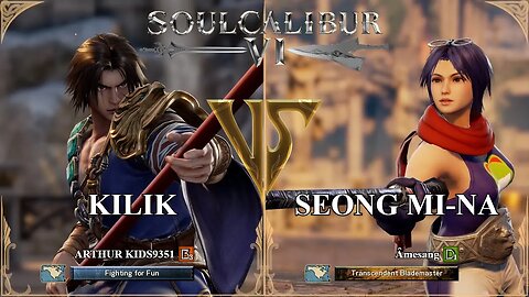 SoulCalibur VI — ARTHUR KIDS9351 (Kilik) VS Amesang (Seong Mi-na) | Xbox Series X Ranked