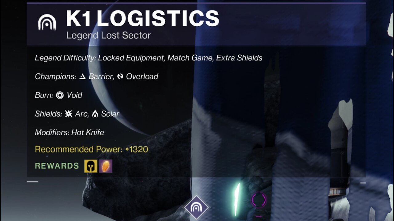 Destiny 2 Legend Lost Sector: The Moon - K1 Logistics 12-5-21