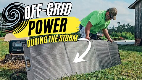 How Our Oupes Mega 1 Solar Generator Helped Us Prepare Our Homestead For a Tropical Storm