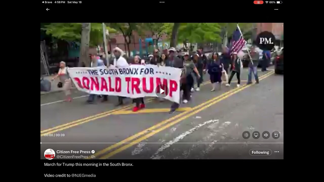 South Bronx parade for Trump