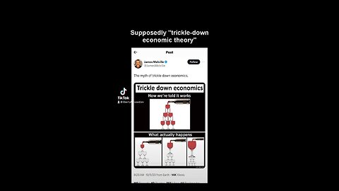 There is no such thing as “trickle-down economic theory”