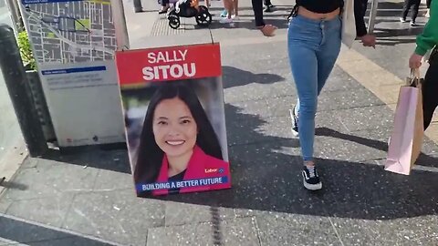 Labor Party campaigners in Burwood abandon their post