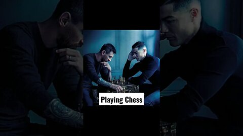 Cristiano Ronaldo Vs Messi Playing Chess