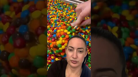 M&M coated CARAMEL coated apple #apple #shorts