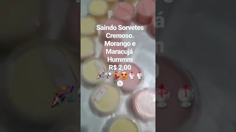 Sorvete de Gelatina com sabores de Tang. hummm. 🥰 Fica cremoso. Receita aqui na descrição.