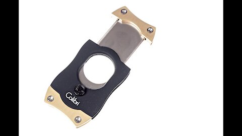 Colibri S Cut Cigar Cutter In Black & Gold