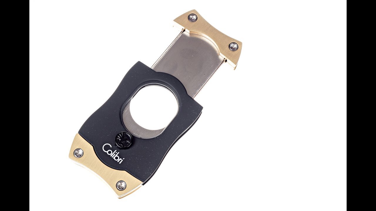 Colibri S Cut Cigar Cutter In Black & Gold