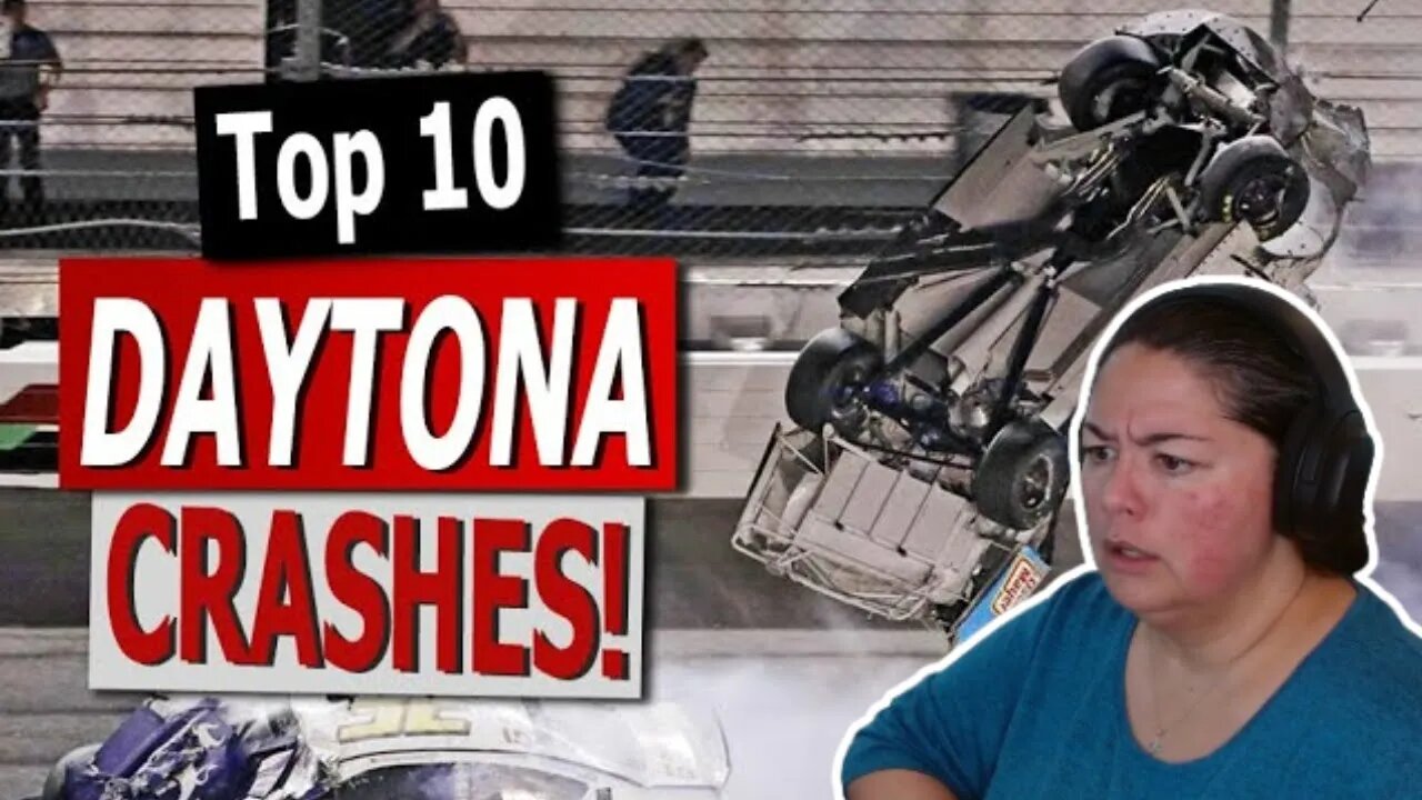 FIRST TIME REACTING TO | Top 10 Daytona 500 Crashes