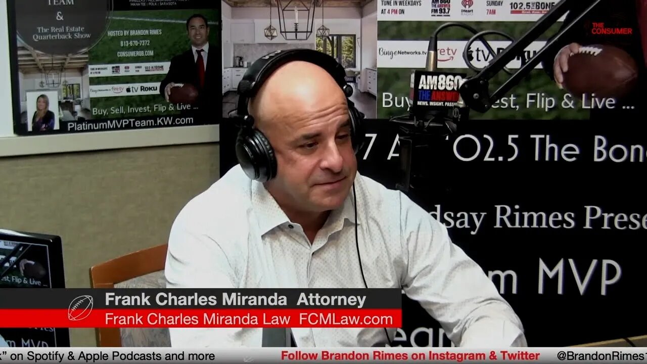 The Consumer Quarterback Show - Frank Charles Miranda P.A.
