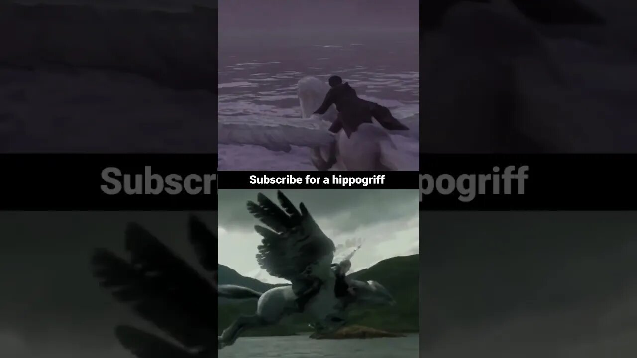 Hogwarts legacy vs Harry potter hippogriff scene #shorts #hogwartslegacy