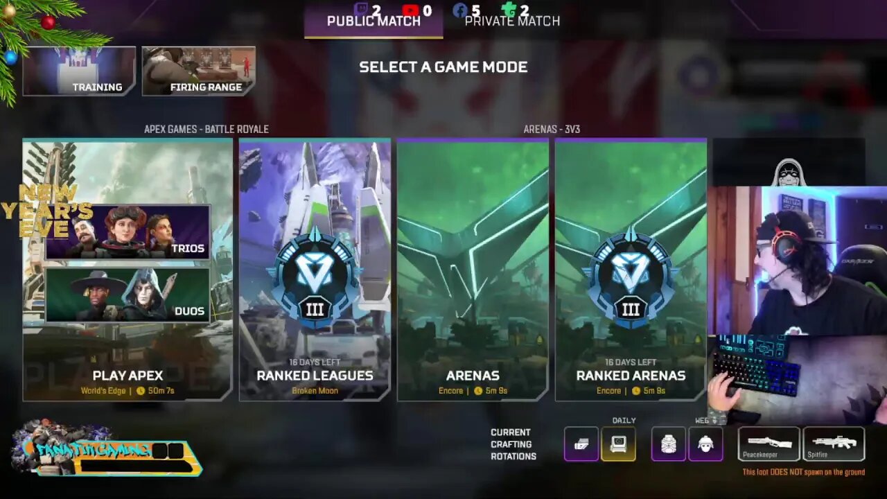 New Years Eve Pre-Party! - LIVE on 5 Platforms! - Better Than The Best [Apex Ranked]