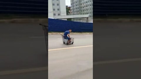 Cachorrinho Entra na Frente do Carrinho #shorts