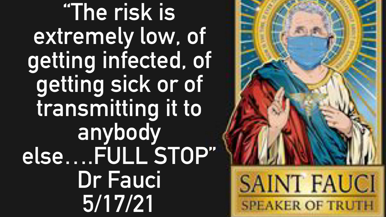 Dr. Fauci - "FOLLOWING THE SCIENCE":