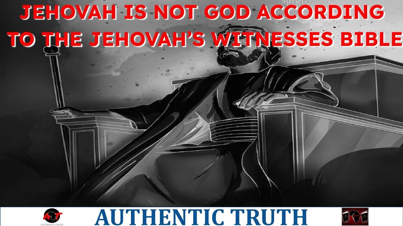 Jehovah is not God according to the Jehovah's witnesses bible