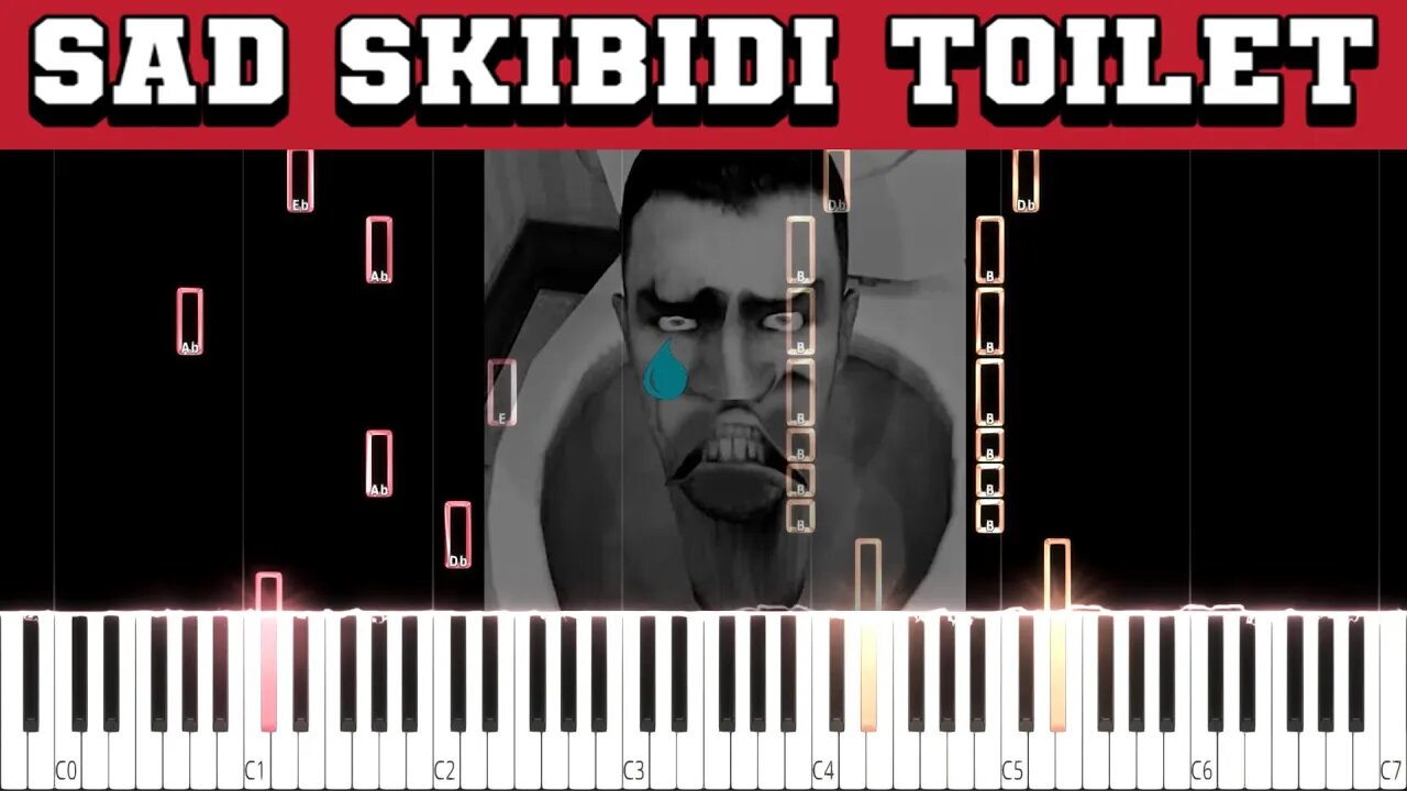 SadðĒSkibidi Toilet - Emotional Piano Tutorial