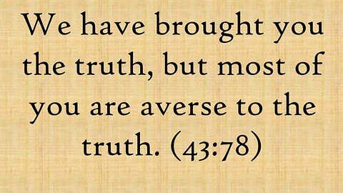 Crime & Punishment - English Tafseer - Session 174 - The Cow - Verses 175 & 176