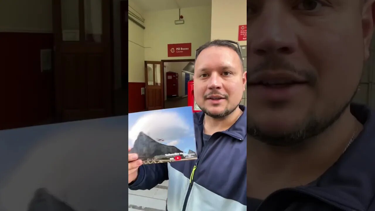 Mailing a Post Card from Gibraltar to Texas #shorts