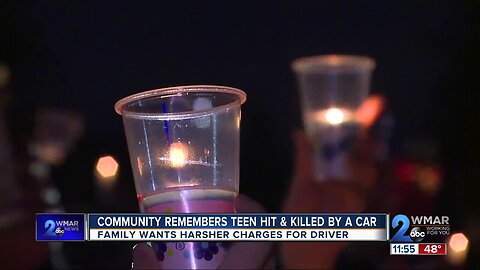Community remembers teen hit, killed by car