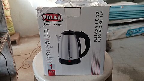 electric kettle unboxing video