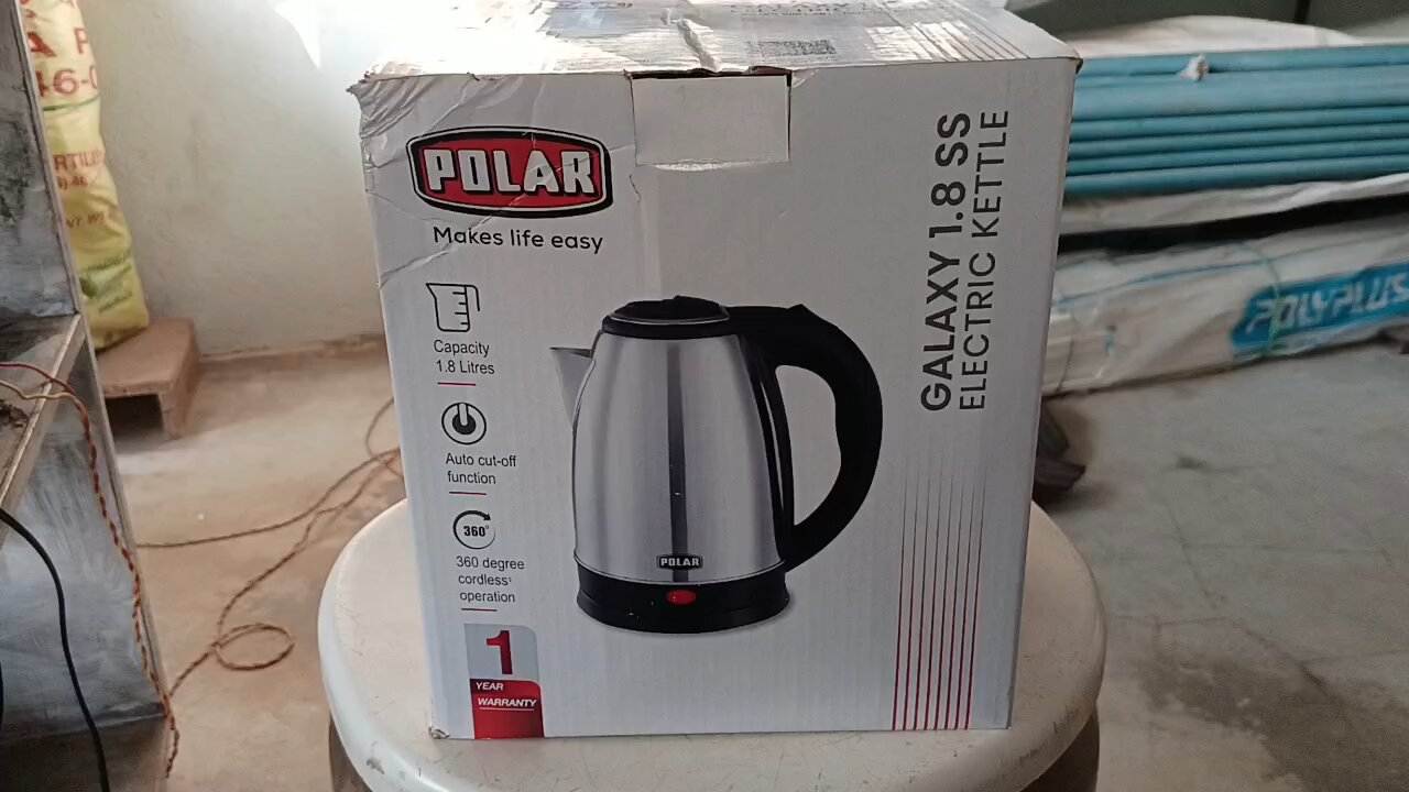 electric kettle unboxing video