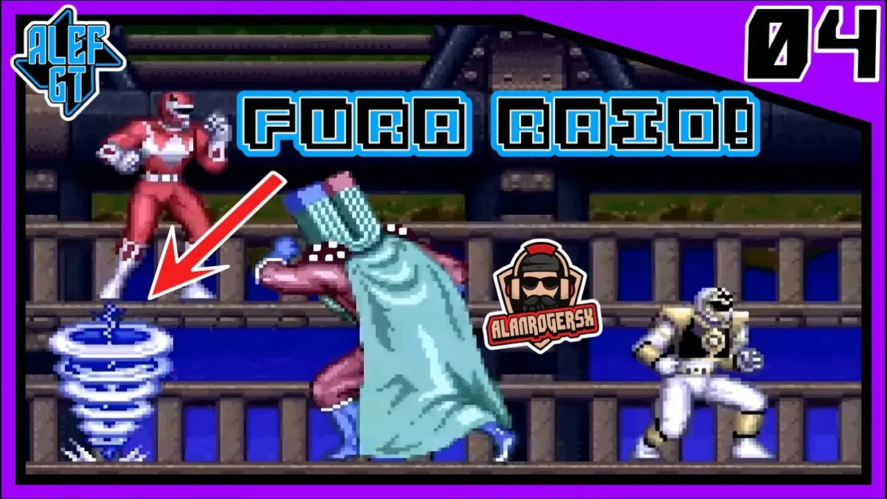 Furacão de Raio, Po! - Mighty Morphin Power Rangers COOP - Snes