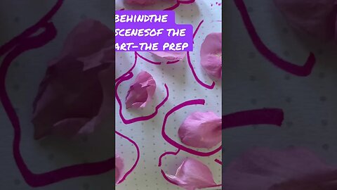 palette stories #2 behind the scenes=art prep #justforfun #teaser #the100dayproject #fallenblooms