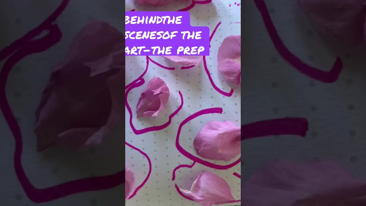 palette stories #2 behind the scenes=art prep #justforfun #teaser #the100dayproject #fallenblooms