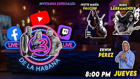 🔥 Boris Larramendi 🎤🎸 Ivette M. Falcon 🎼🎵 Erwin Perez 🔥