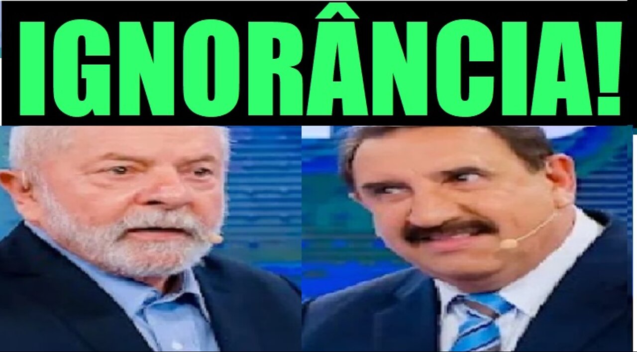 LULA DIZ QUE É EDUCADO E CHAMA POVO PAULISTA DE IGNORANTE