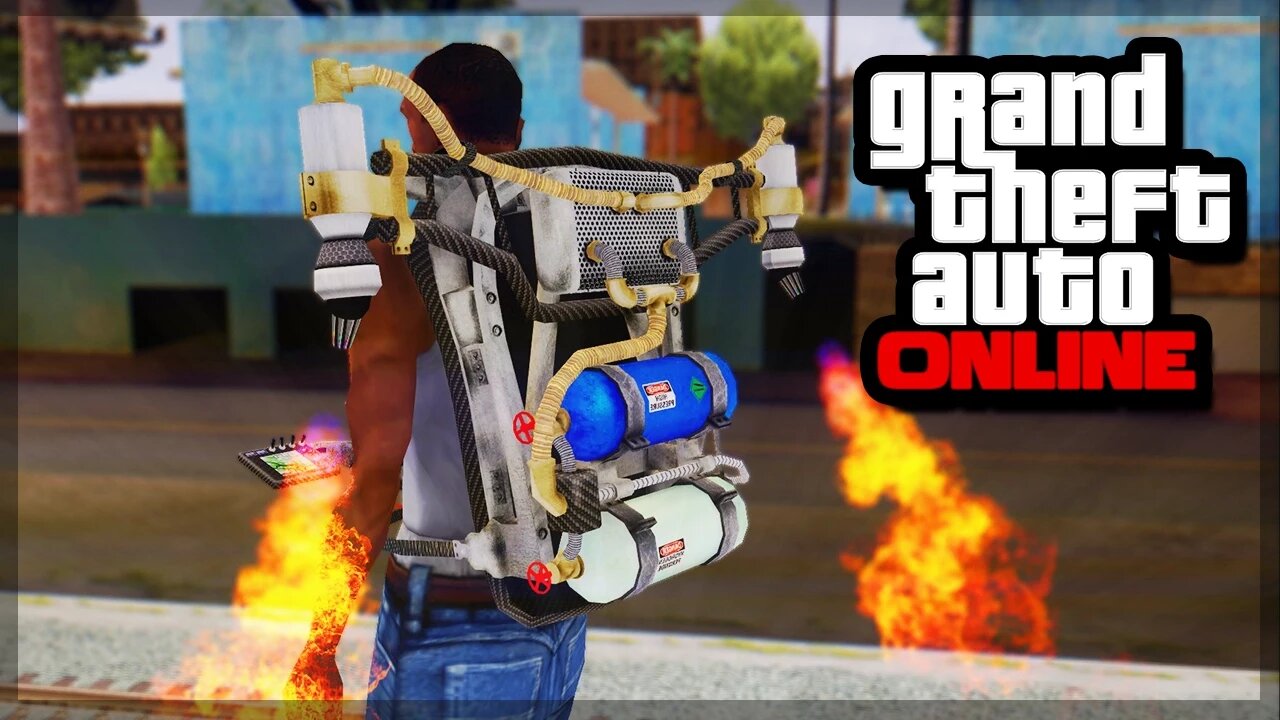 GTA 5 Online - JETPACK MOD (GTA 5 Mods)