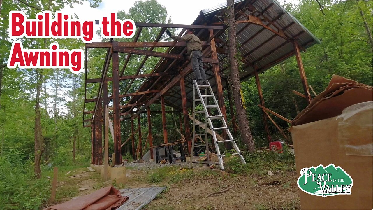 Building the RV Shelter Awning E169
