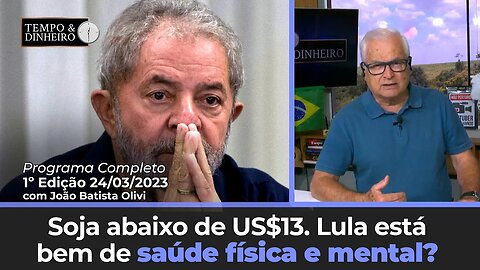 Mercados cautelosos com bancos europeus. Lula está bem de saúde física e mental?