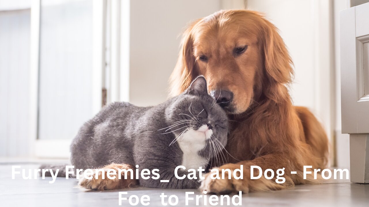 Furry Frenemies_ Cat and Dog - From Foe to Friend