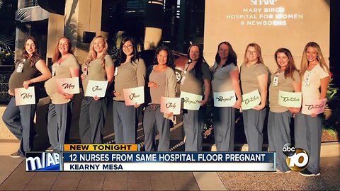 12 nurses from same San Diego hospital pregnant