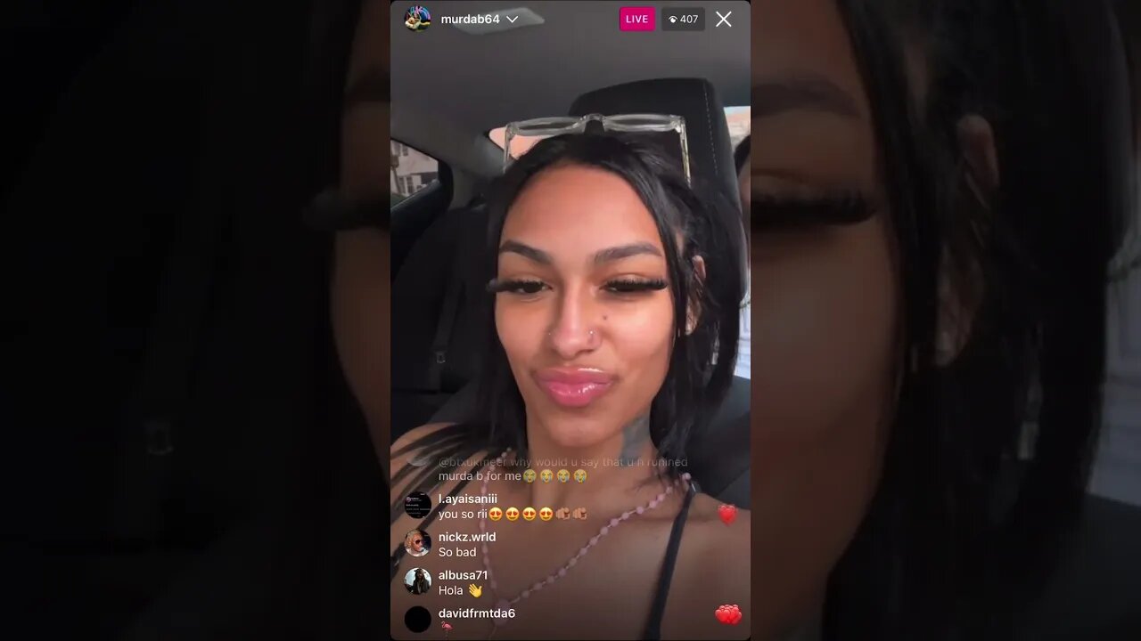 MURDA B IG LIVE: Murda B Live From Miami Vibing To Music In Whip (11/03/23)