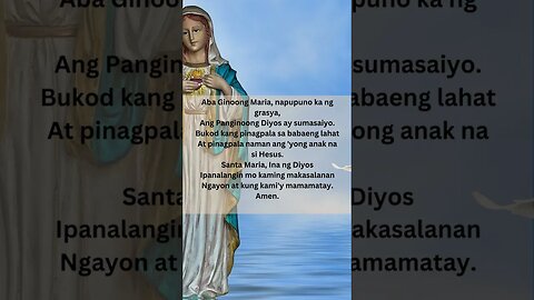 PHILIPPINES. ABA GINOONG MARIA. FILIPINO. TAGALOG.