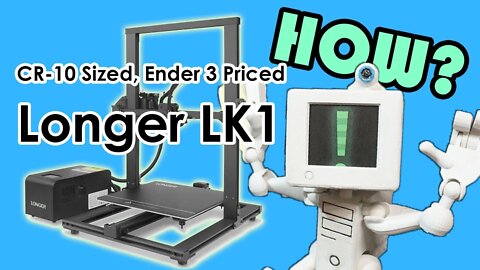 Big 3D Printer, Little Price, Guest Reviewer, the Longer LK1
