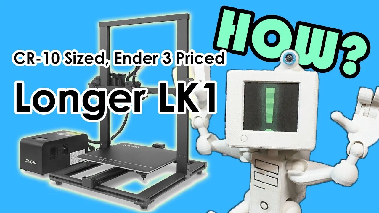 Big 3D Printer, Little Price, Guest Reviewer, the Longer LK1