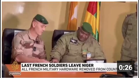 🇫🇷🇳🇪 French troops officially left Niger, withdrawing all personnel and equipment.