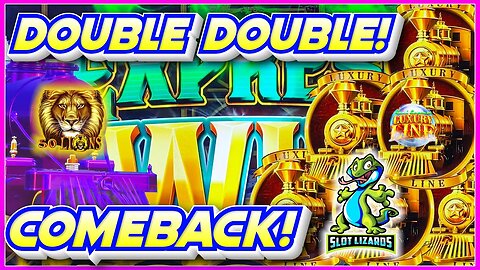 WILD RIDE EPIC COMEBACK! GOING FOR THE BIGGEST MAJOR EVER! Luxury Line 50 Lions Slot