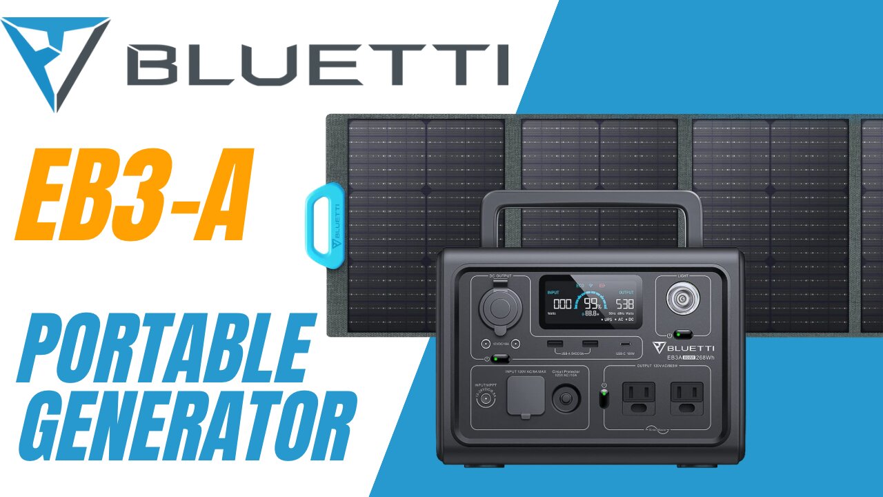 Bluetti EB3A Power Station / Solar Generator