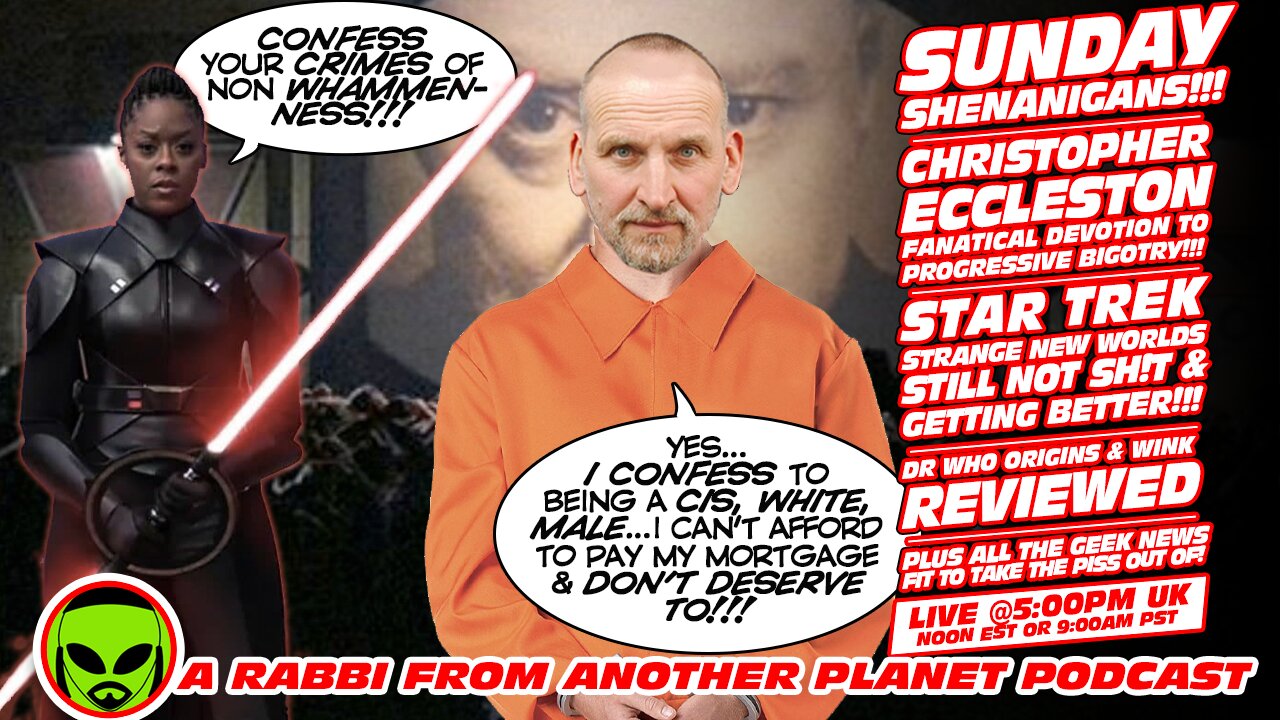 LIVE@5 - Christopher Eccleston Doctor Who!!! Star Trek Strange New Worlds!!!
