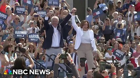 Harris and Walz start battleground blitz, while Vance targets Walz's military record