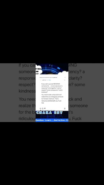 Begging for human decency